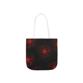 Poppy Polyester Canvas Tote Bag