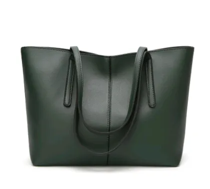 PU Spacious Tote Handbag