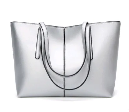 PU Spacious Tote Handbag