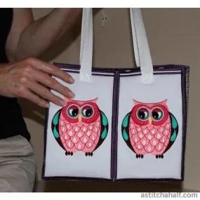 Razzle Dazzle Owl Tote