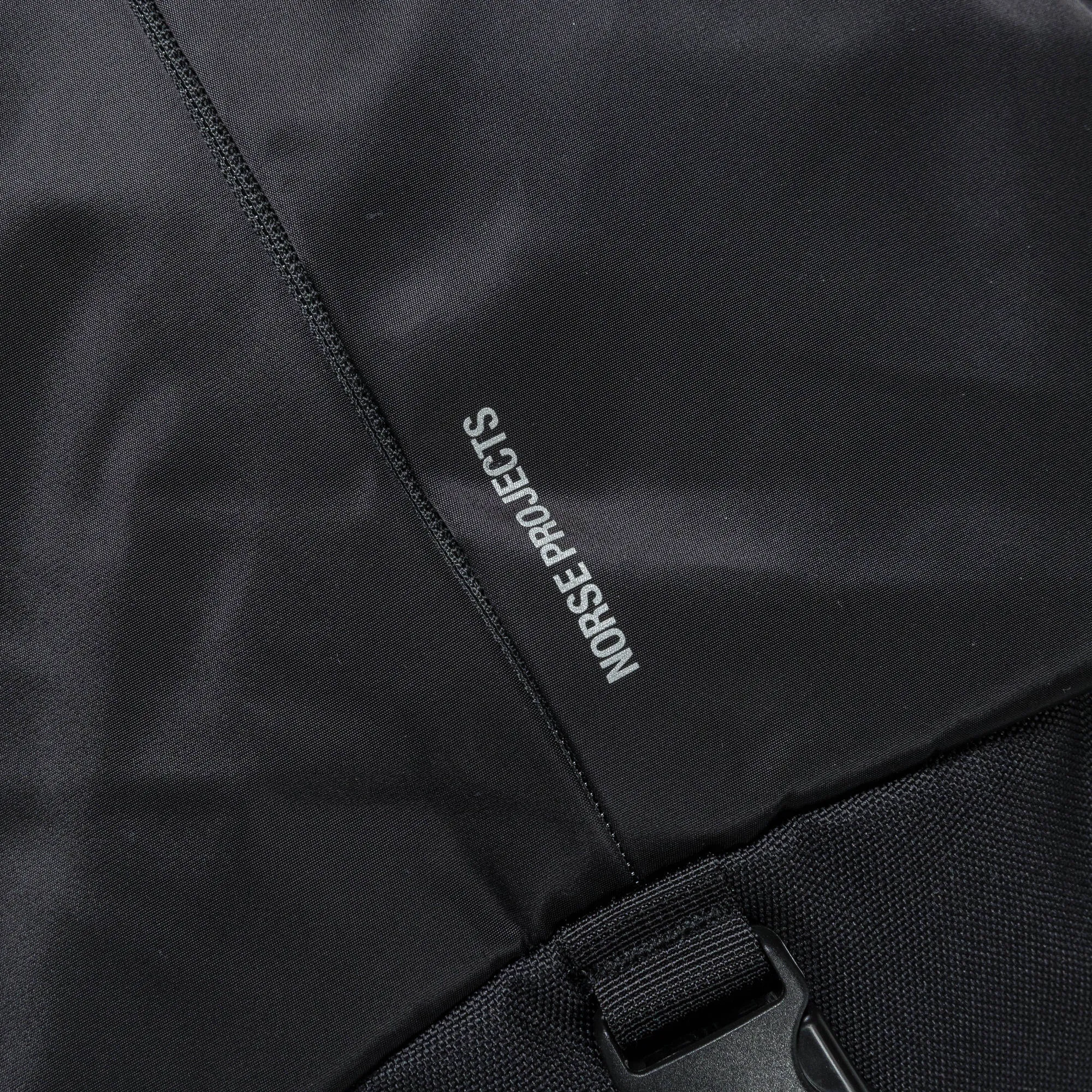 Recycled Nylon Twill Tri-Point Bag - Black