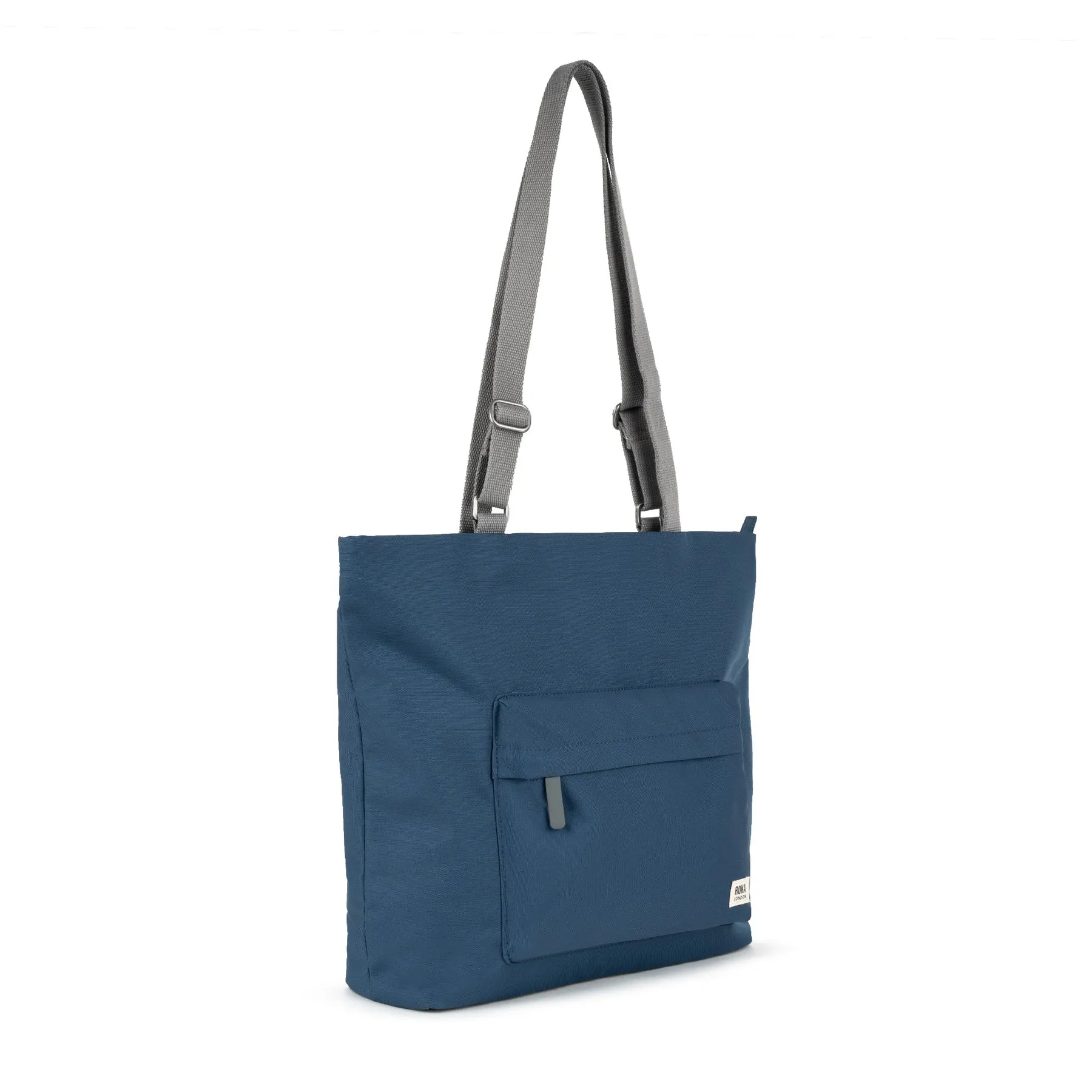 Roka Trafalgar B Deep Blue Recycled Canvas Tote Bag