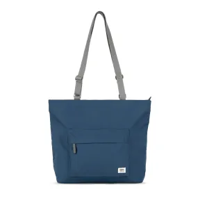 Roka Trafalgar B Deep Blue Recycled Canvas Tote Bag