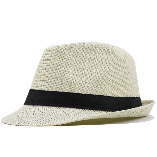 Straw Trilby Hat