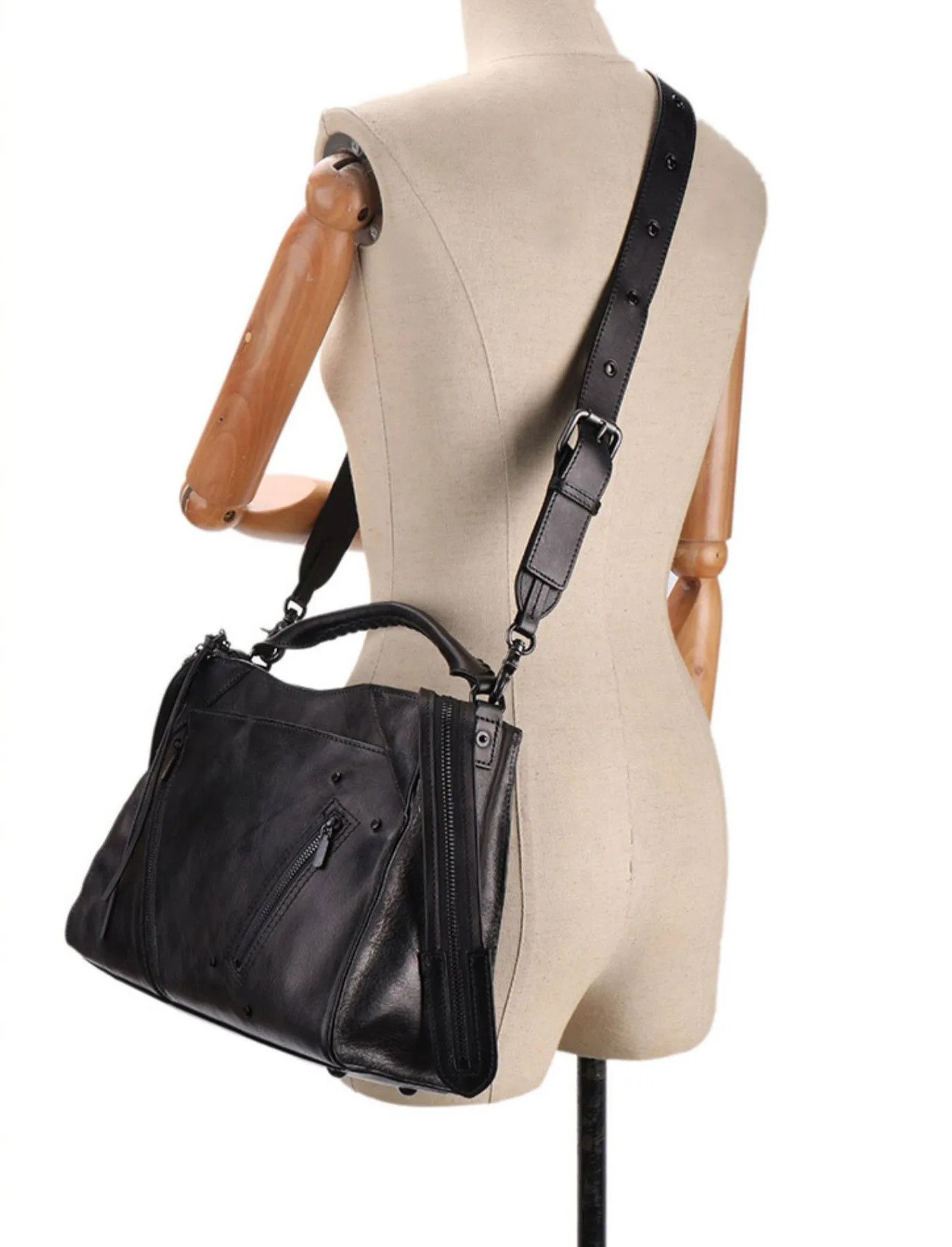 Stylish Womens Quality Leather Handbags Brown Leather Shoulder Bag