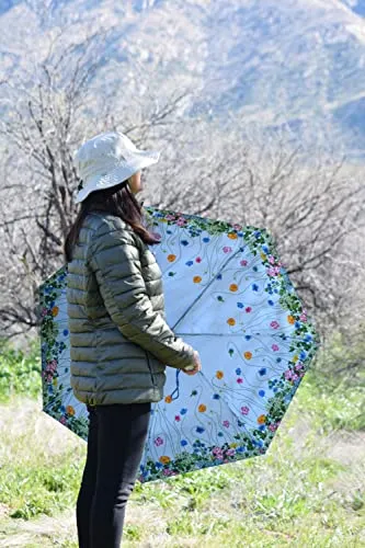 Totes InBrella Reverse Closing Folding Umbrella – Inverted Closure