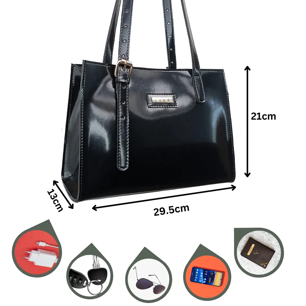 Trendy Black Shoulder Bag Perfect For Women & Girls