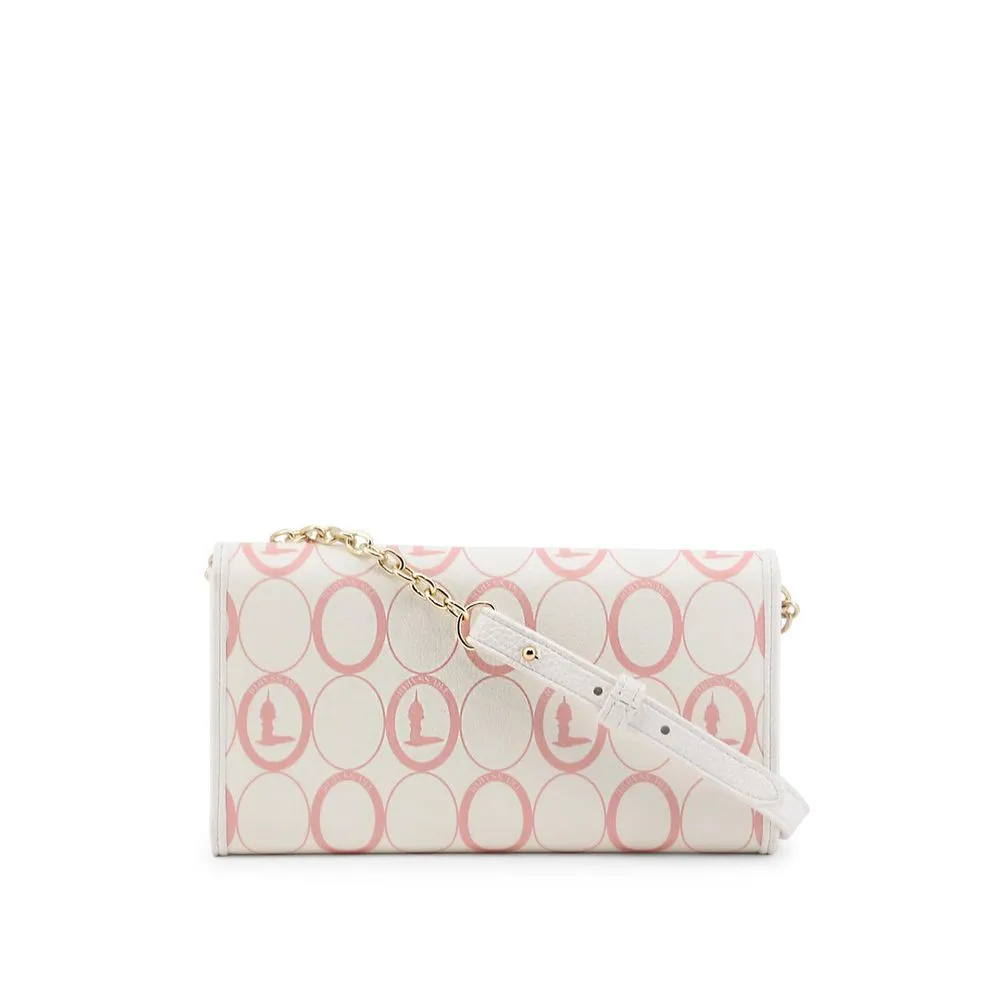 Trussardi White  Clutch Bag