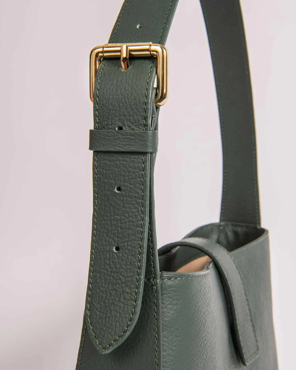 VALENTA Baguette Bag - Dark Green